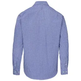 Mens Long Ashford Shirt Blue Back
